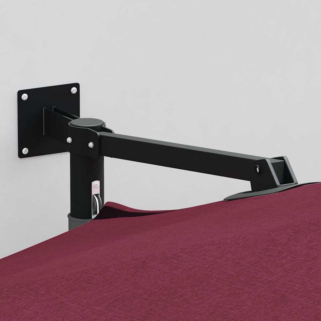 Havesol Bordeaux Rød 248 x 248 x 148 cm Polyester og Stål