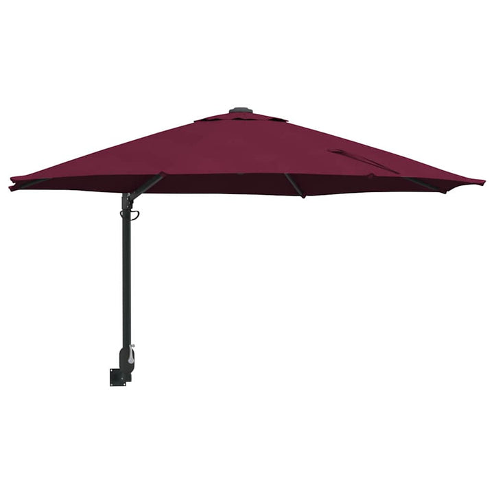 Havesol Bordeaux Rød 248 x 248 x 148 cm Polyester og Stål