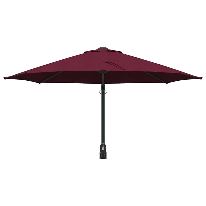 Havesol Bordeaux Rød 248 x 248 x 148 cm Polyester og Stål