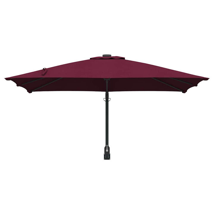 Havesol Bordeaux Rød 248,5 x 247,5 x 160 cm Polyester og Stål