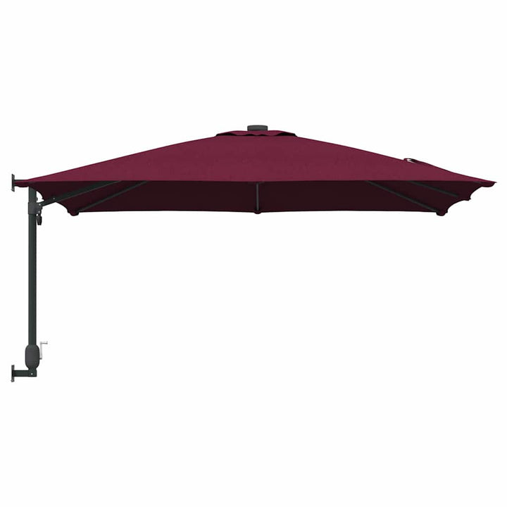 Havesol Bordeaux Rød 248,5 x 247,5 x 160 cm Polyester og Stål
