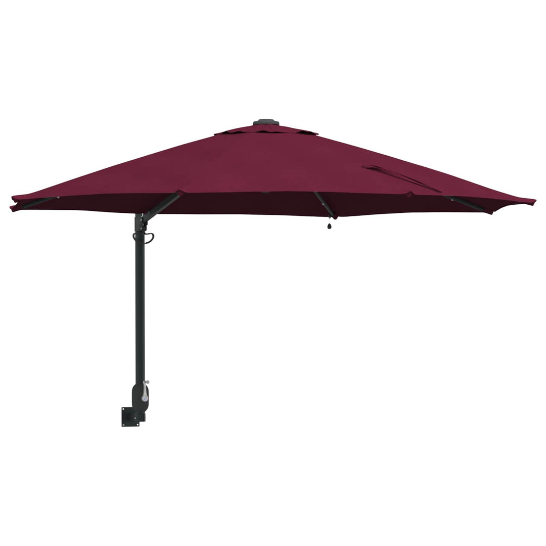 Havesol Bordeaux Rød 248 x 248 x 148 cm Polyester og Stål