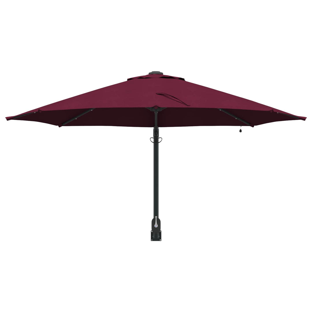 Havesol Bordeaux Rød 248 x 248 x 148 cm Polyester og Stål