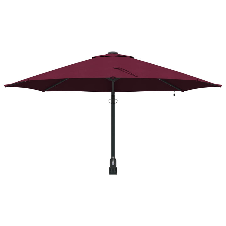 Havesol Bordeaux Rød 248 x 248 x 148 cm Polyester og Stål