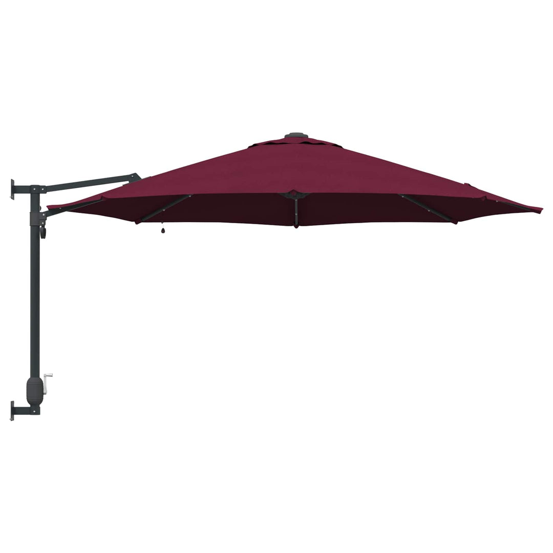Havesol Bordeaux Rød 248 x 248 x 148 cm Polyester og Stål