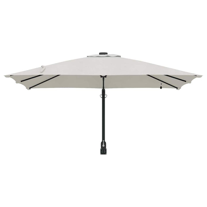 Havesol Sandfarvet 248,5 x 247,5 x 160 cm Polyester og Stål