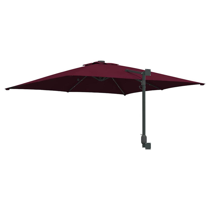 Havesol Bordeaux Rød 248,5 x 247,5 x 160 cm Polyester og Stål