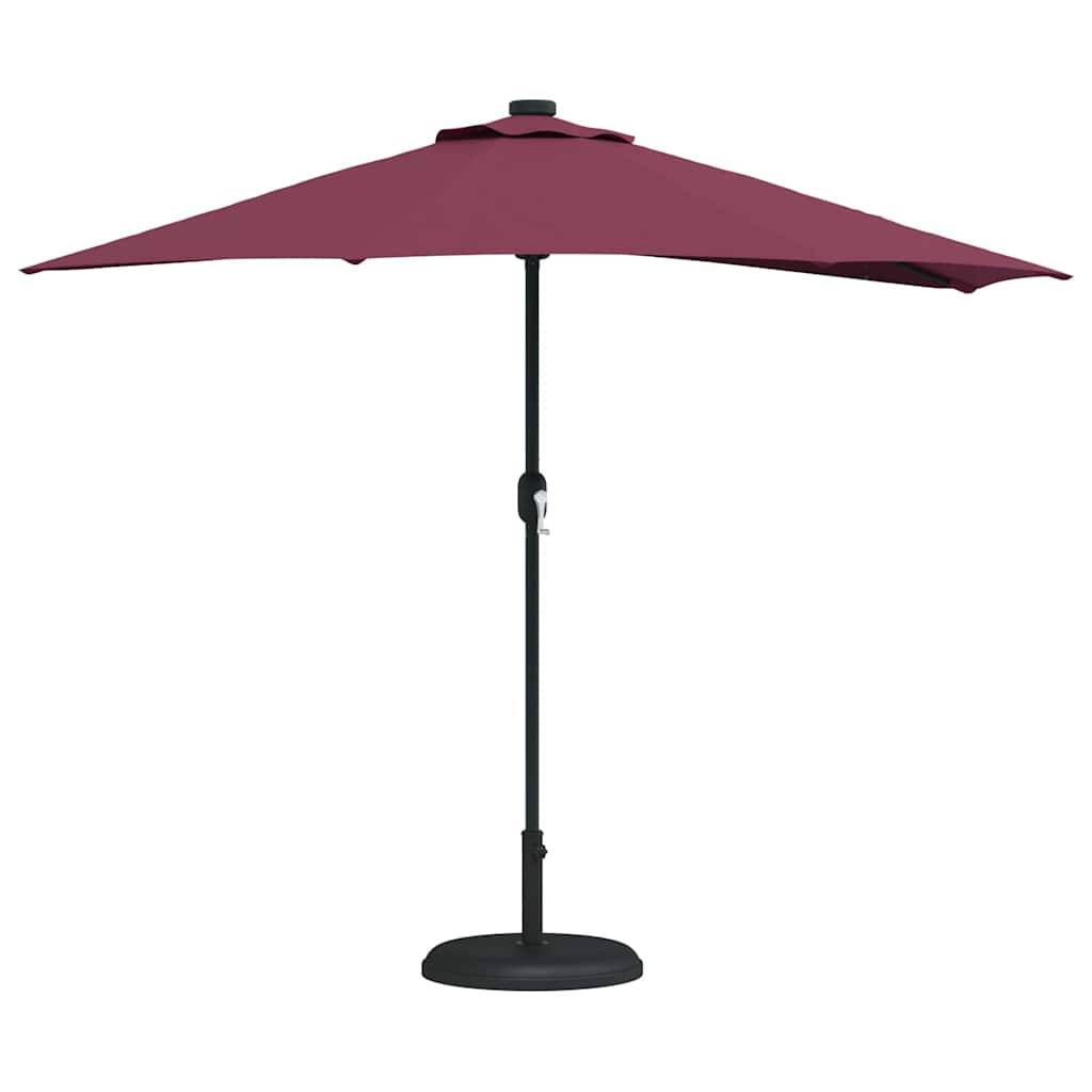 Havesol Bordeaux Rød 294 x 150 x 224 cm Polyester og Stål
