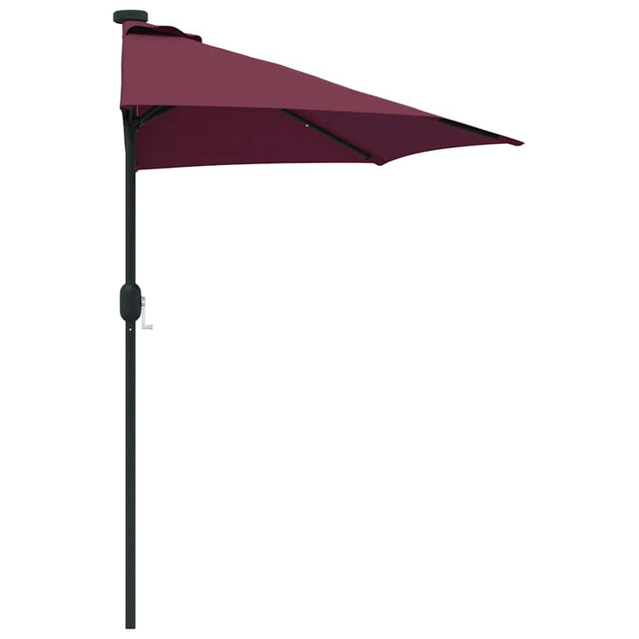 Havesol Bordeaux Rød 294 x 150 x 224 cm Polyester og Stål