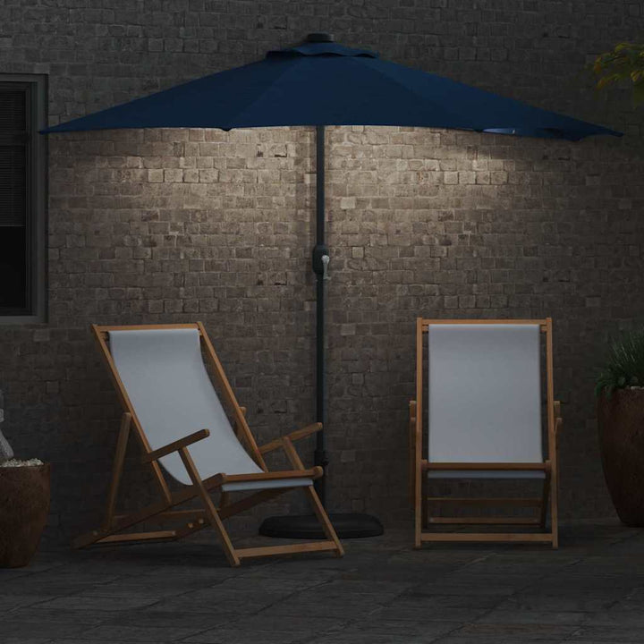 Havesol 294 x 150 x 224 cm Polyester og Stål Azurblå