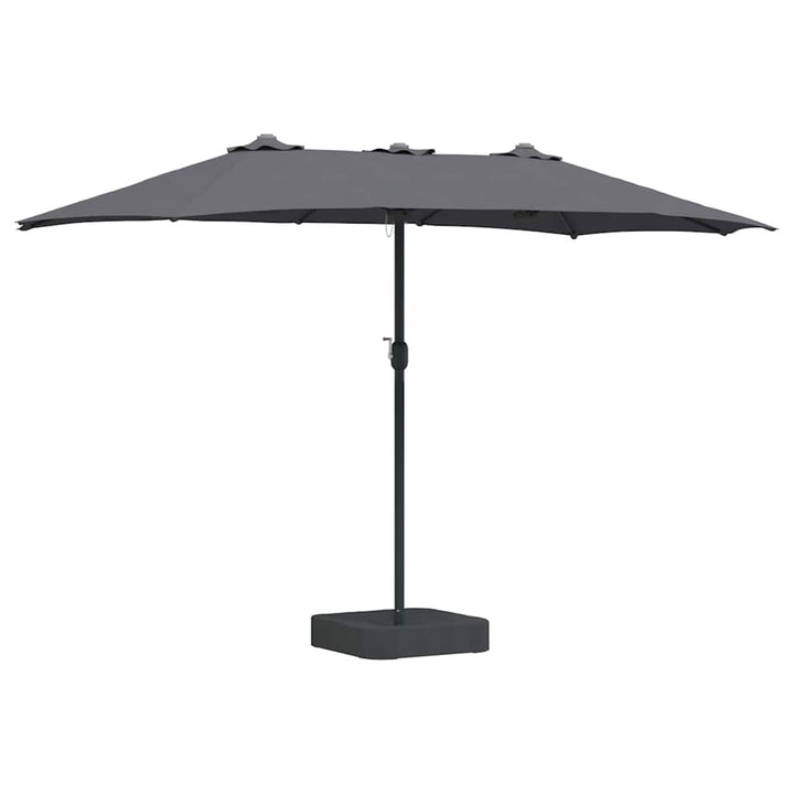 Havesol Antracit 385 x 209 x 244 cm Polyester og Stål