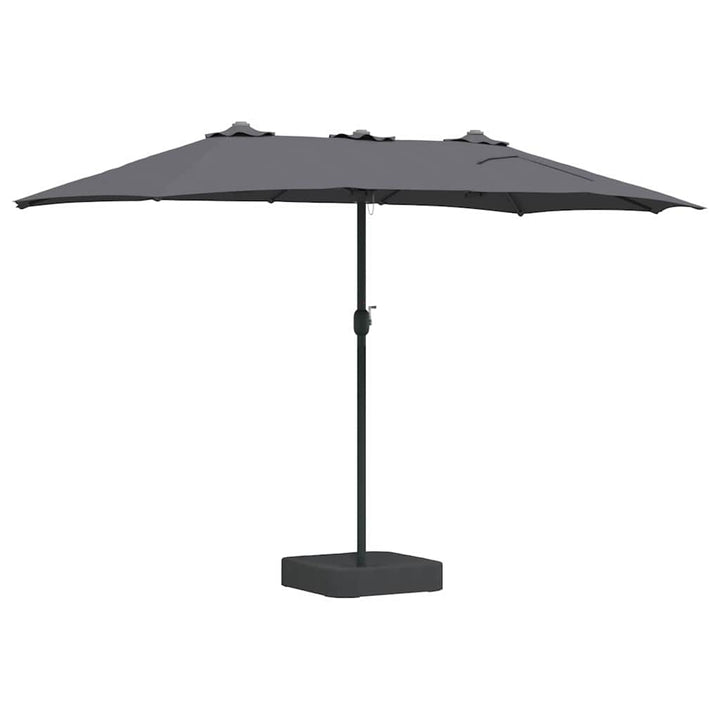 Havesol Antracit 385 x 209 x 244 cm Polyester og Stål
