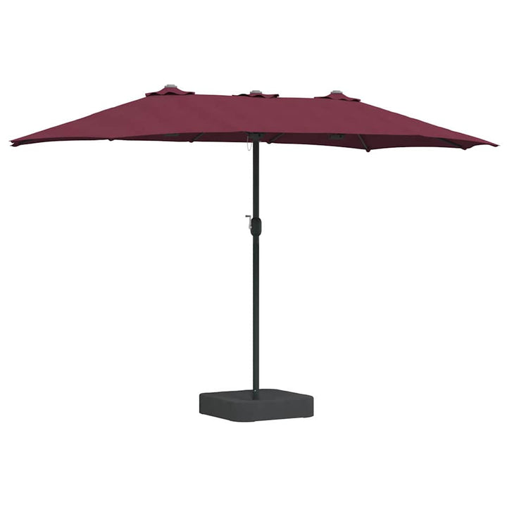 Havesol Bordeaux Rød 385 x 209 x 244 cm Polyester og Stål