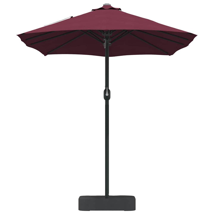 Havesol Bordeaux Rød 385 x 209 x 244 cm Polyester og Stål