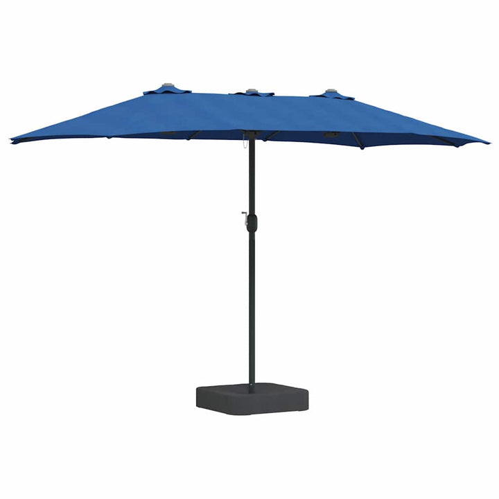 Havesol 385 x 209 x 244 cm Polyester og Stål Azurblå