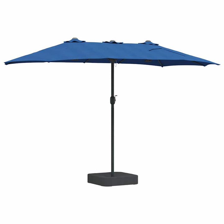 Havesol 385 x 209 x 244 cm Polyester og Stål Azurblå