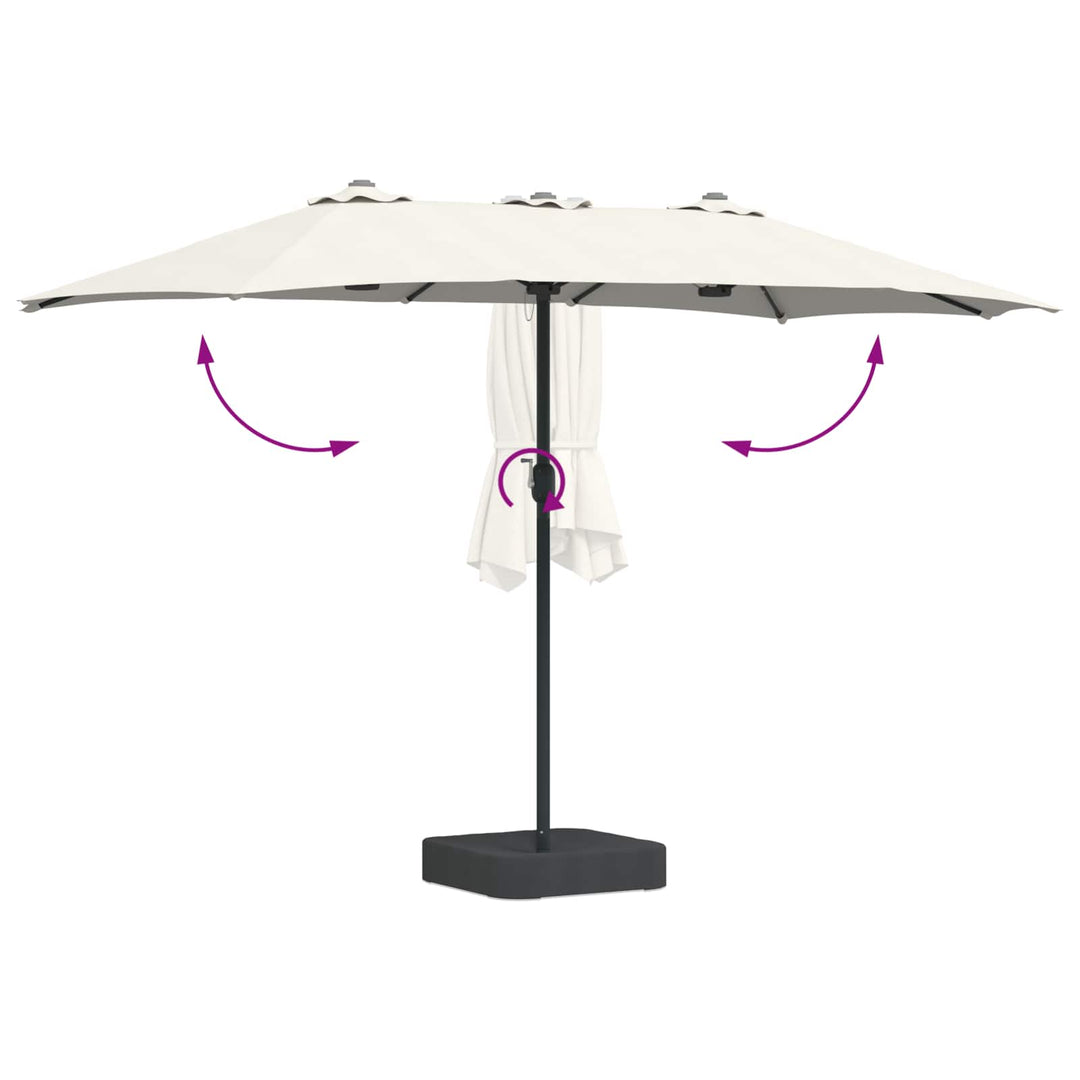 Havesol Sand og Antracit 385 x 209 x 244 cm Polyester