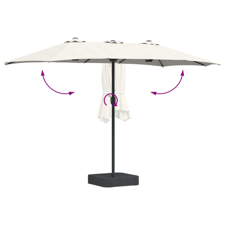 Havesol Sand og Antracit 385 x 209 x 244 cm Polyester