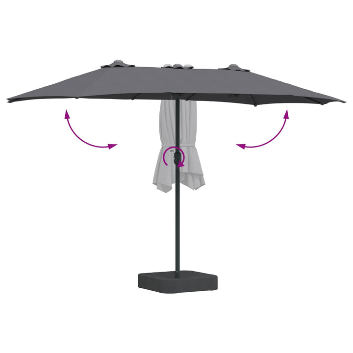Havesol Antracit 385 x 209 x 244 cm Polyester