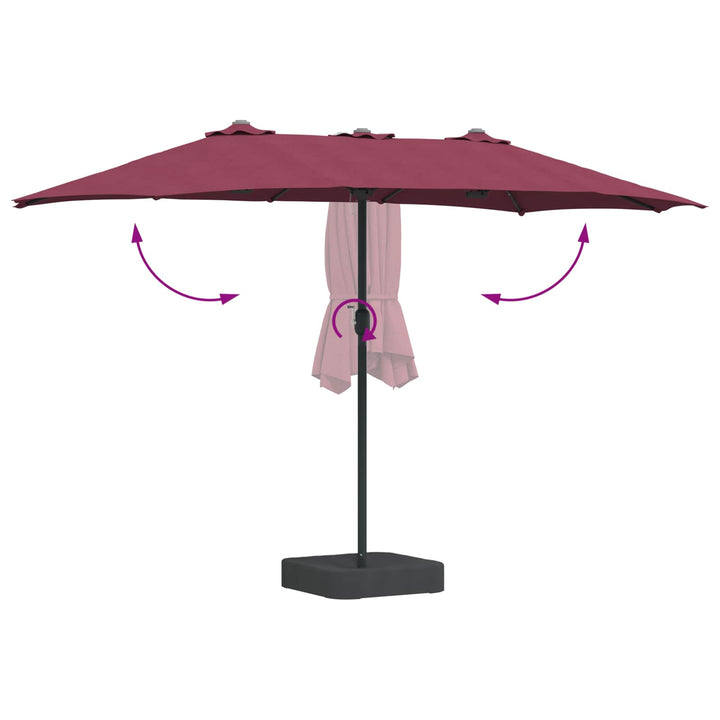 Havesol Bordeaux Rød 385 x 209 x 244 cm Polyester