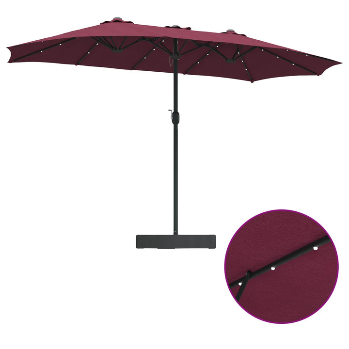 Havesol Bordeaux Rød 385 x 209 x 244 cm Polyester