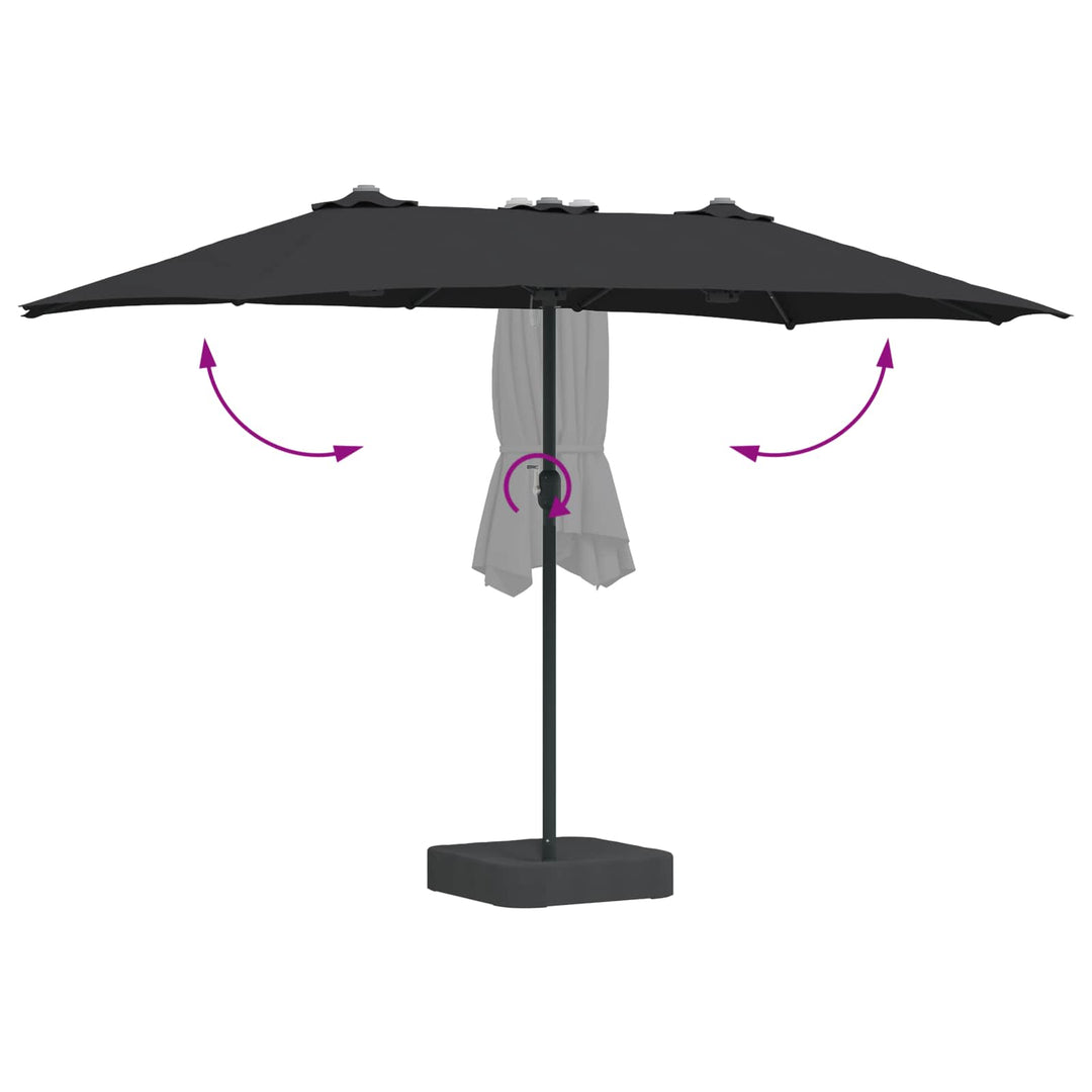Havesol Sort 385 x 209 x 244 cm Polyester