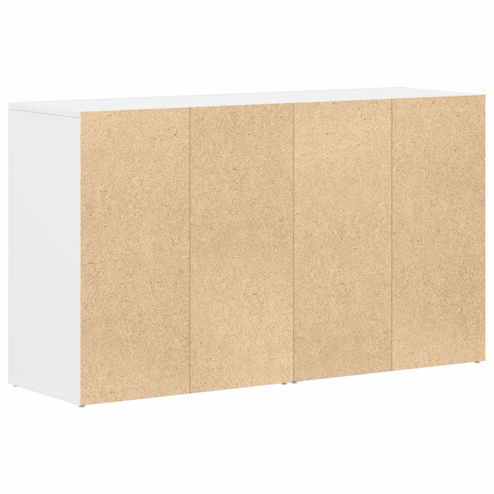 Sideboard med skuffe Hvid 120 x 36 x 69 cm Konstrueret træ