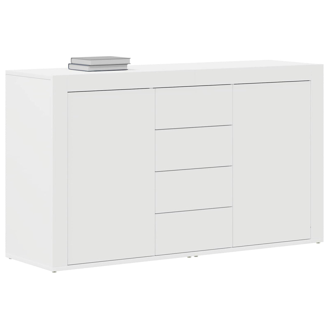 Sideboard Hvid 120 x 36 x 69 cm Konstrueret træ