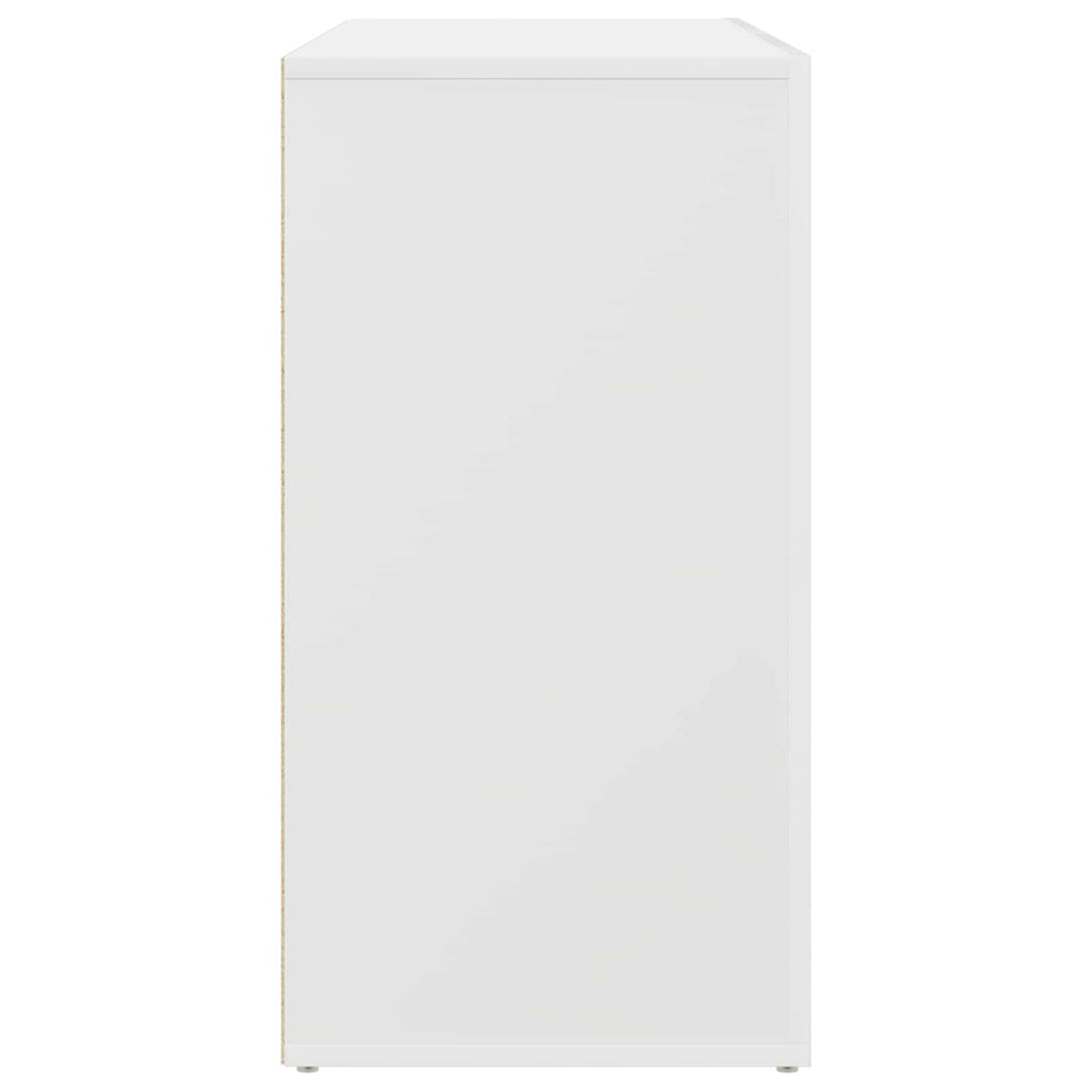 Sideboard med skuffe Hvid 120 x 36 x 69 cm Konstrueret træ