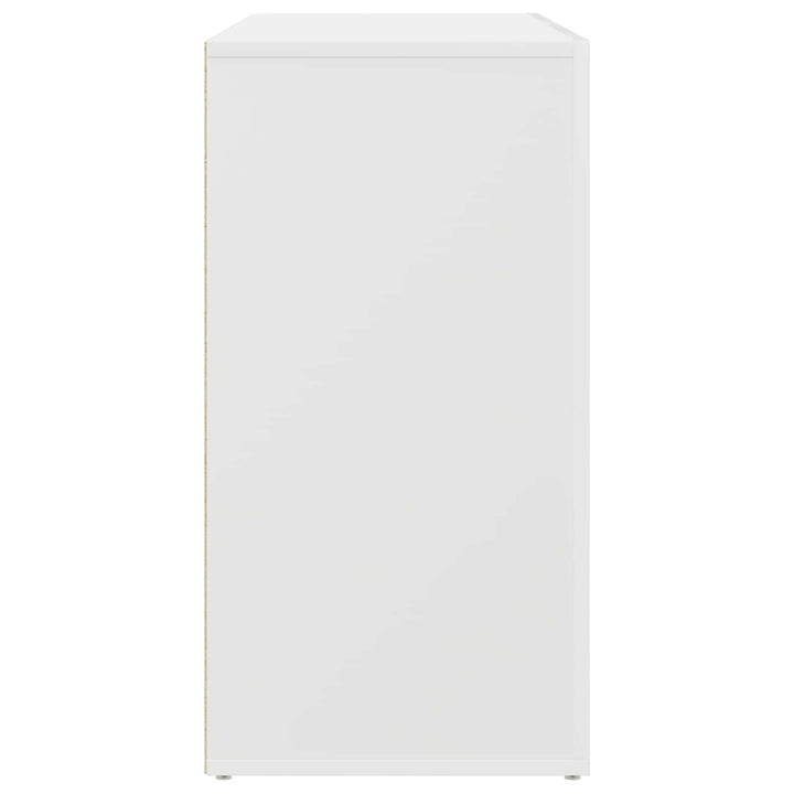 Sideboard med skuffe Hvid 120 x 36 x 69 cm Konstrueret træ