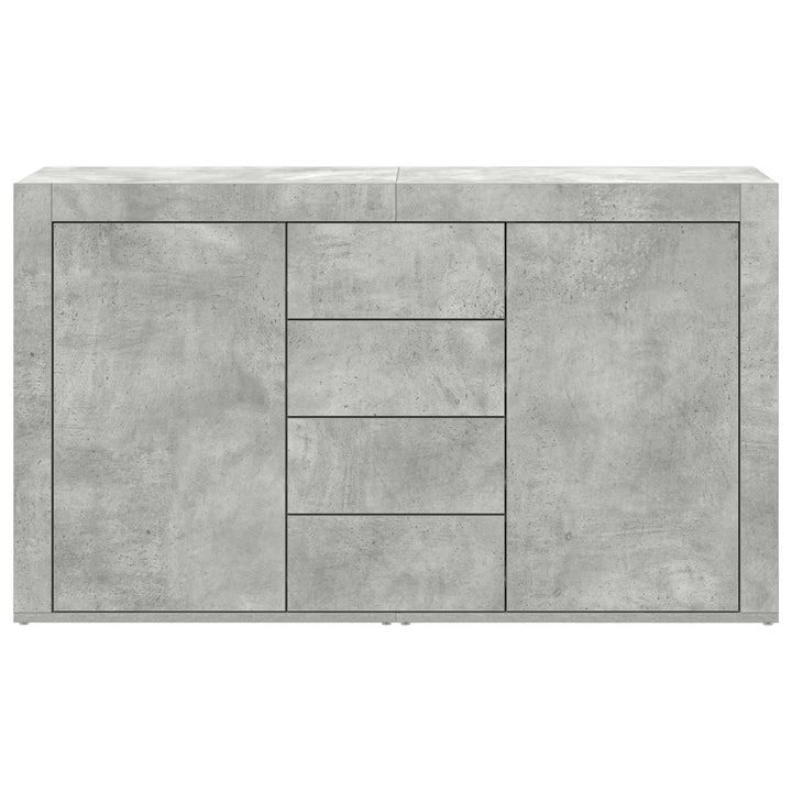 Sideboard Beton Grå 120 x 36 x 69 cm Konstrueret træ