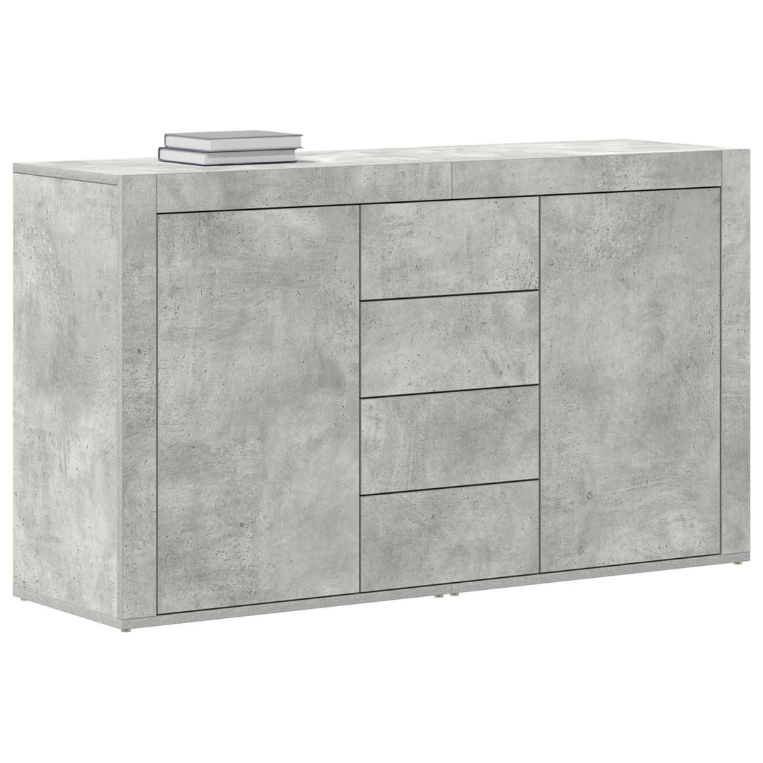 Sideboard Beton Grå 120 x 36 x 69 cm Konstrueret træ