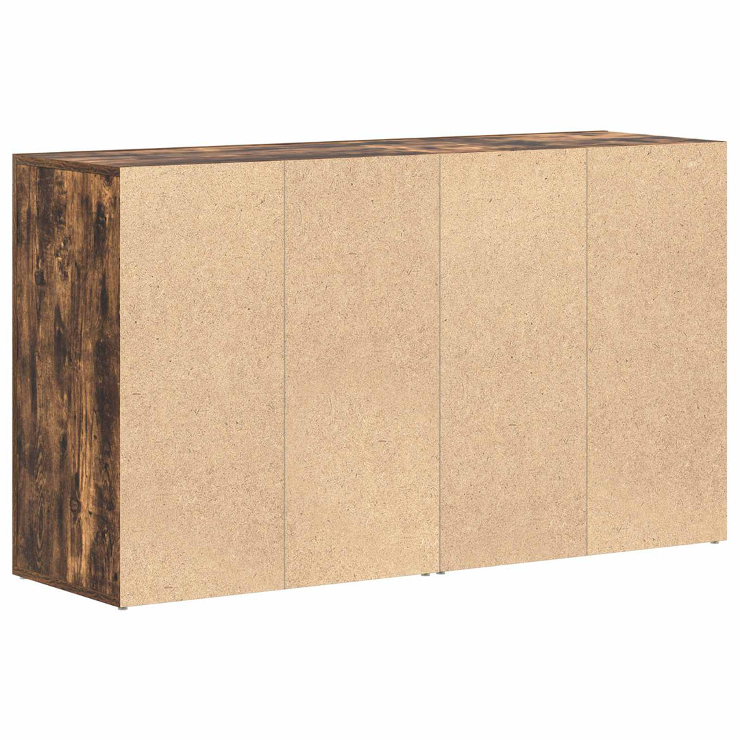 Sideboard Røget eg 120 x 36 x 69 cm Konstrueret træ