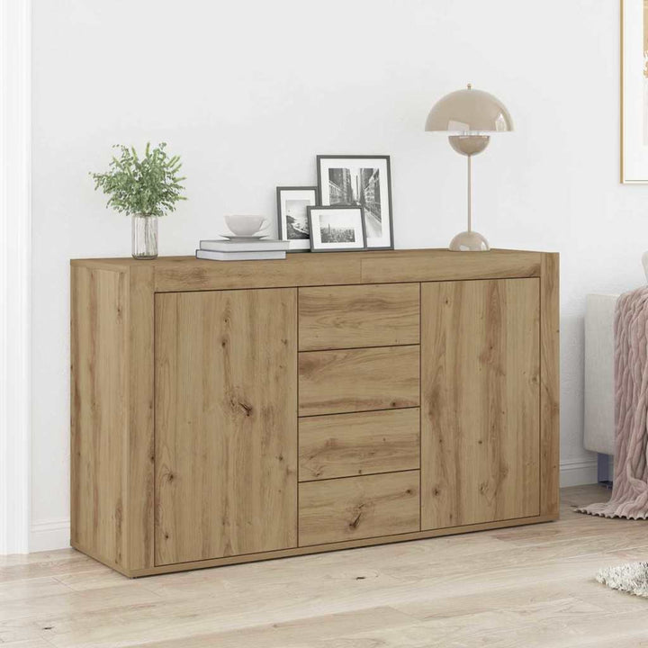 Sideboard Artisan Egetræ 120 x 36 x 69 cm Konstrueret træ