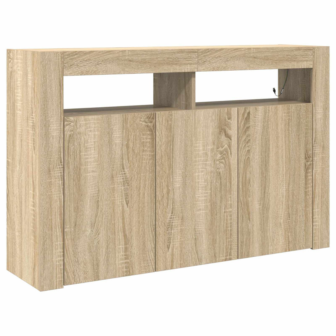 Sideboard Sonoma eg 116 x 30 x 75 cm Konstrueret træ