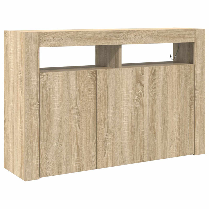 Sideboard Sonoma eg 116 x 30 x 75 cm Konstrueret træ