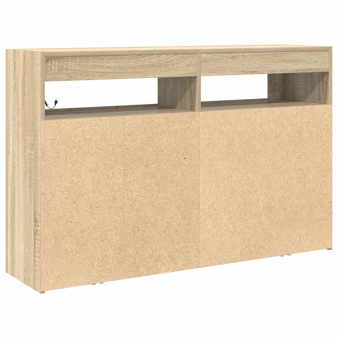 Sideboard Sonoma eg 116 x 30 x 75 cm Konstrueret træ