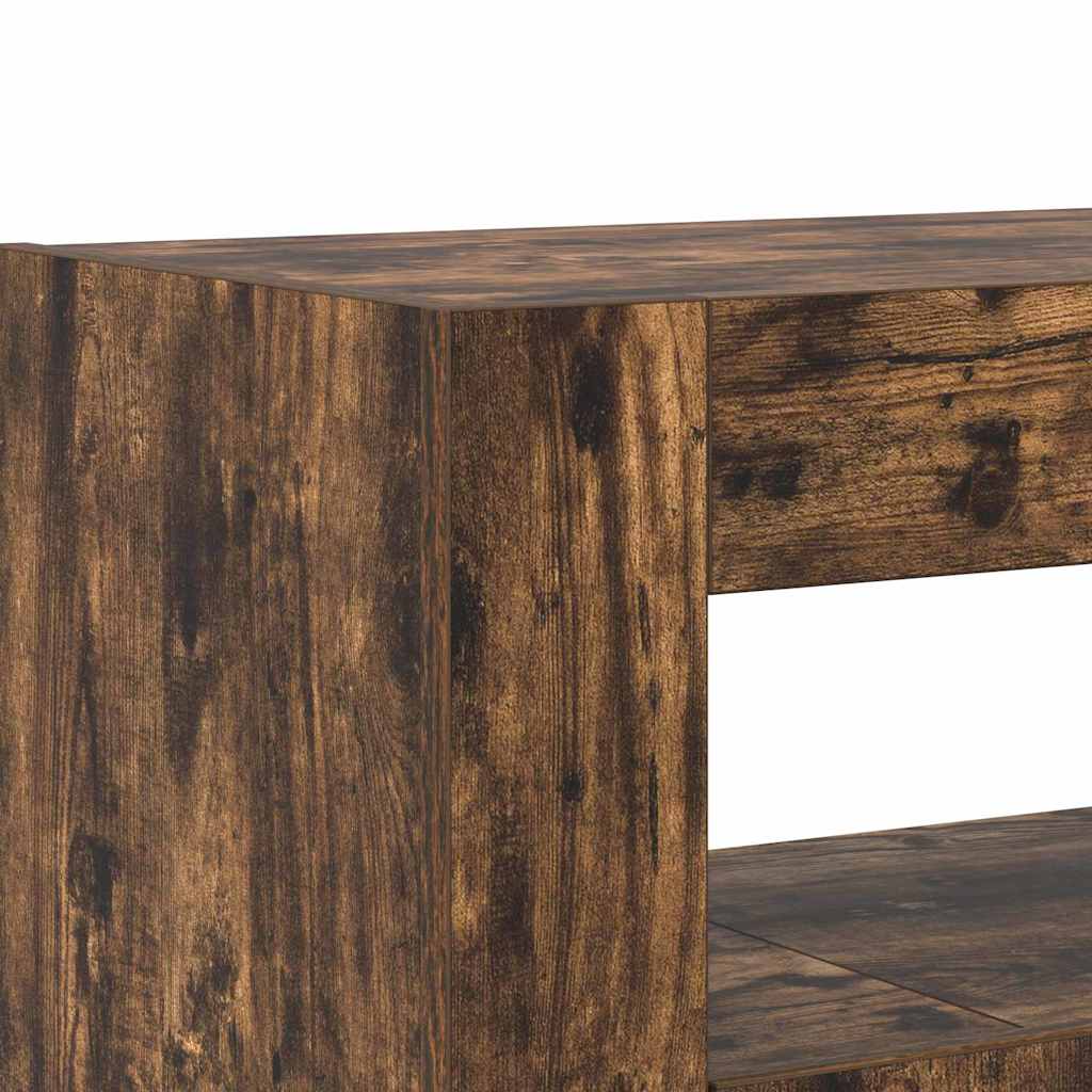 Sideboard Røget eg 116 x 30 x 75 cm Konstrueret træ
