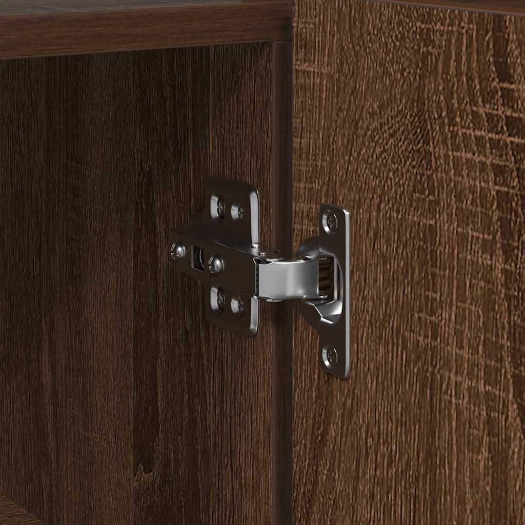 Sideboard Brun eg 116 x 30 x 75 cm Konstrueret træ