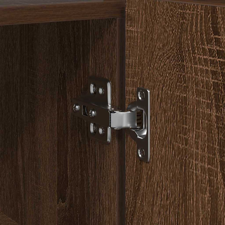 Sideboard Brun eg 116 x 30 x 75 cm Konstrueret træ