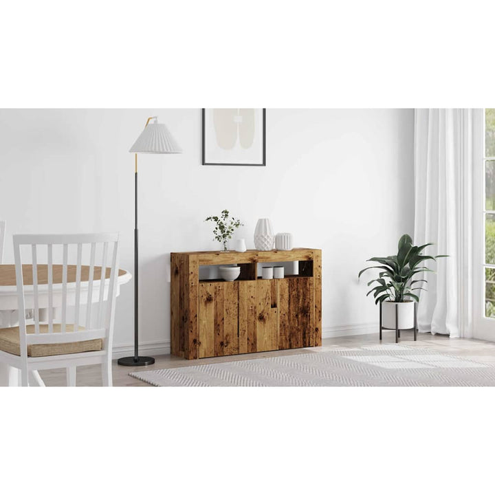 Sideboard Gammelt træ 116 x 30 x 75 cm Konstrueret træ