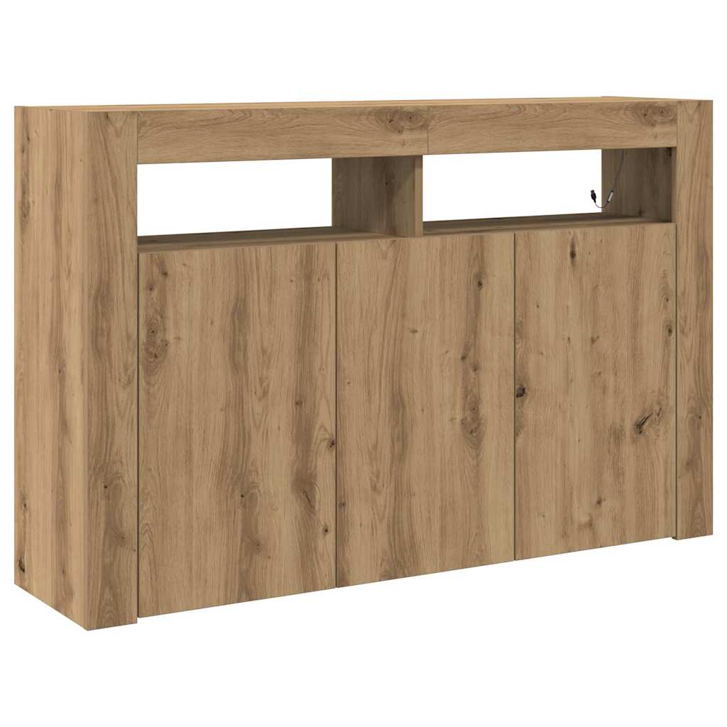 Sideboard Artisan Egetræ 116 x 30 x 75 cm Konstrueret træ