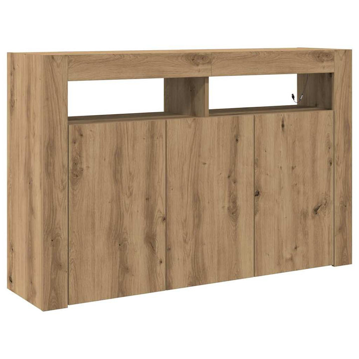 Sideboard Artisan Egetræ 116 x 30 x 75 cm Konstrueret træ