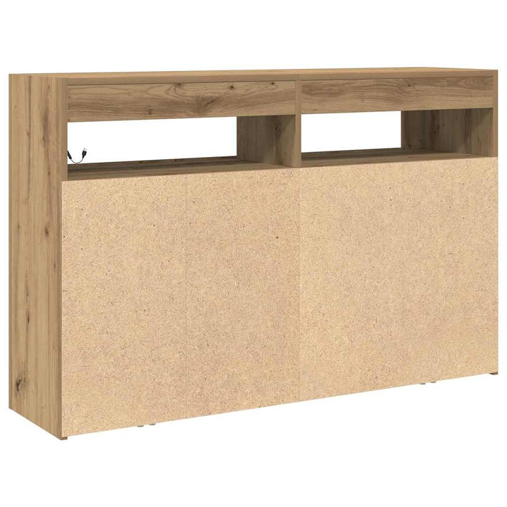 Sideboard Artisan Egetræ 116 x 30 x 75 cm Konstrueret træ