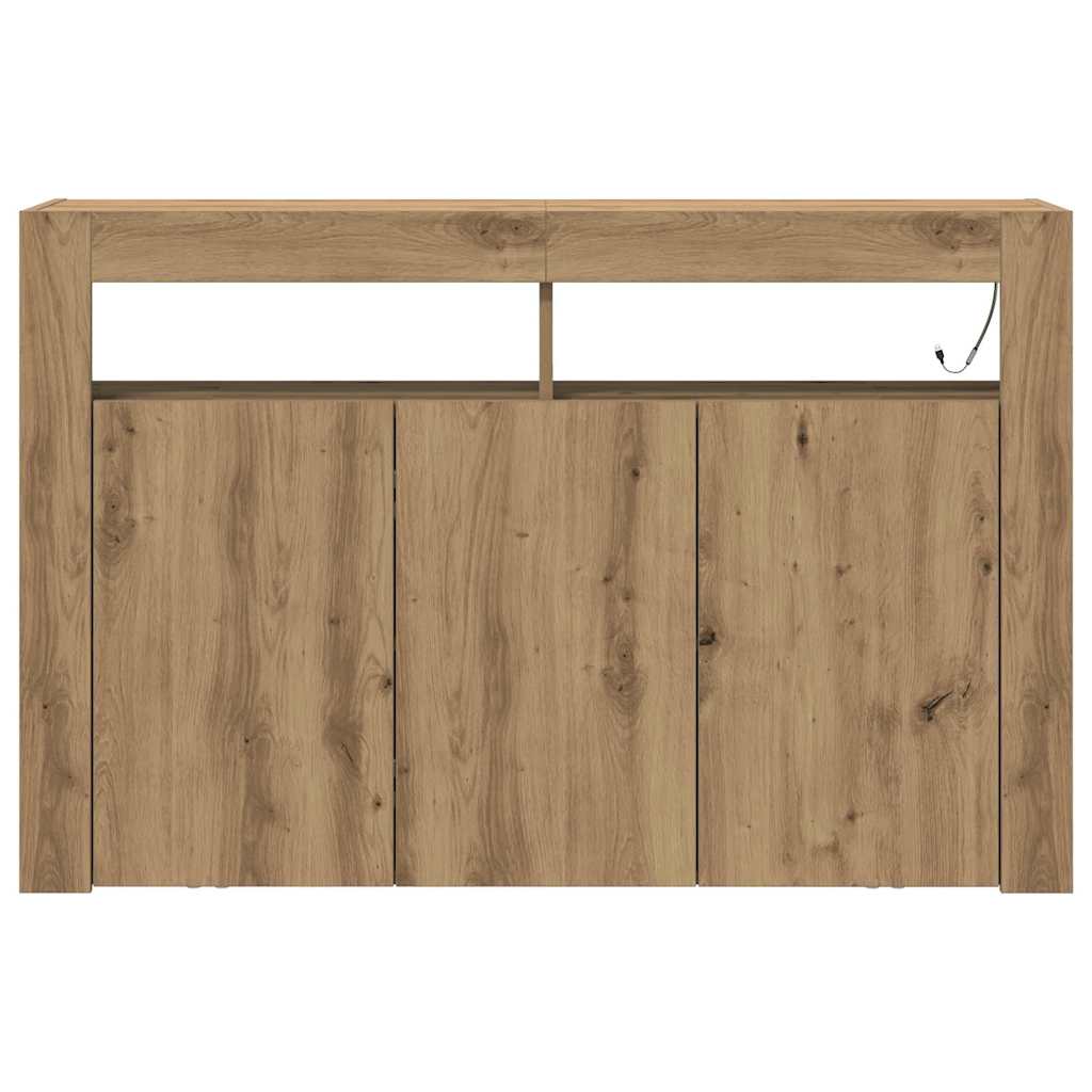 Sideboard Artisan Egetræ 116 x 30 x 75 cm Konstrueret træ