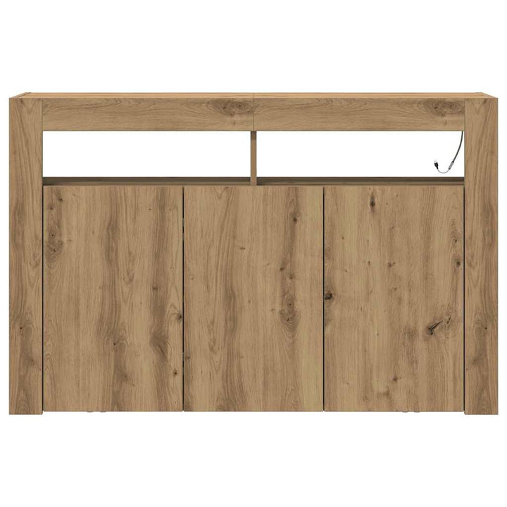 Sideboard Artisan Egetræ 116 x 30 x 75 cm Konstrueret træ