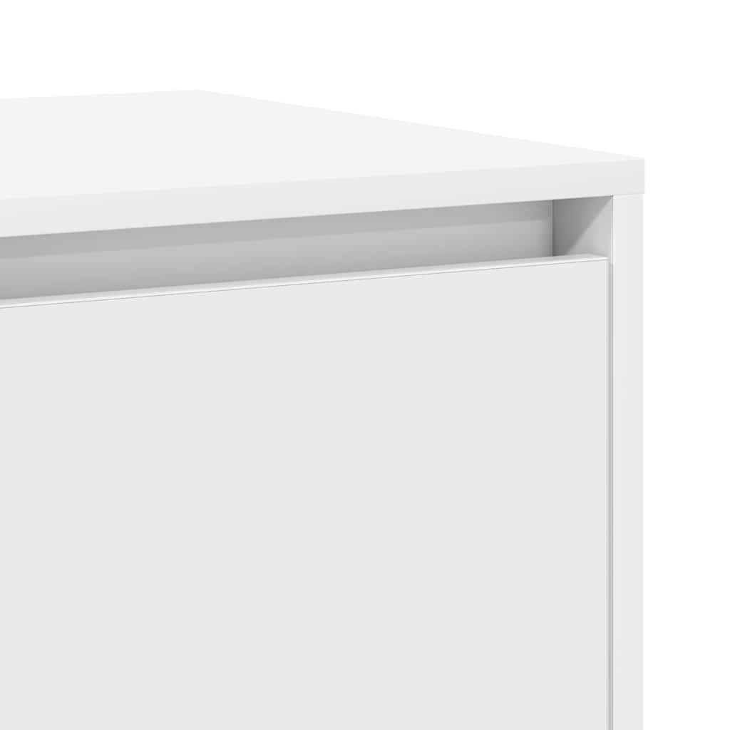 Sideboard Hvid 135 x 41 x 75 cm Konstrueret træ