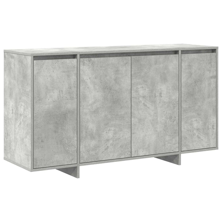 Sideboard Beton Grå 135 x 41 x 75 cm Konstrueret træ