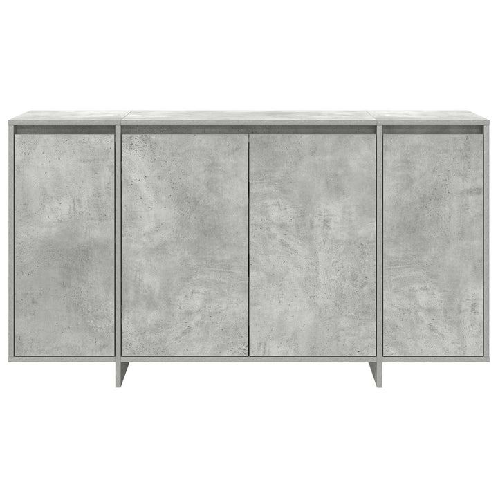 Sideboard Beton Grå 135 x 41 x 75 cm Konstrueret træ