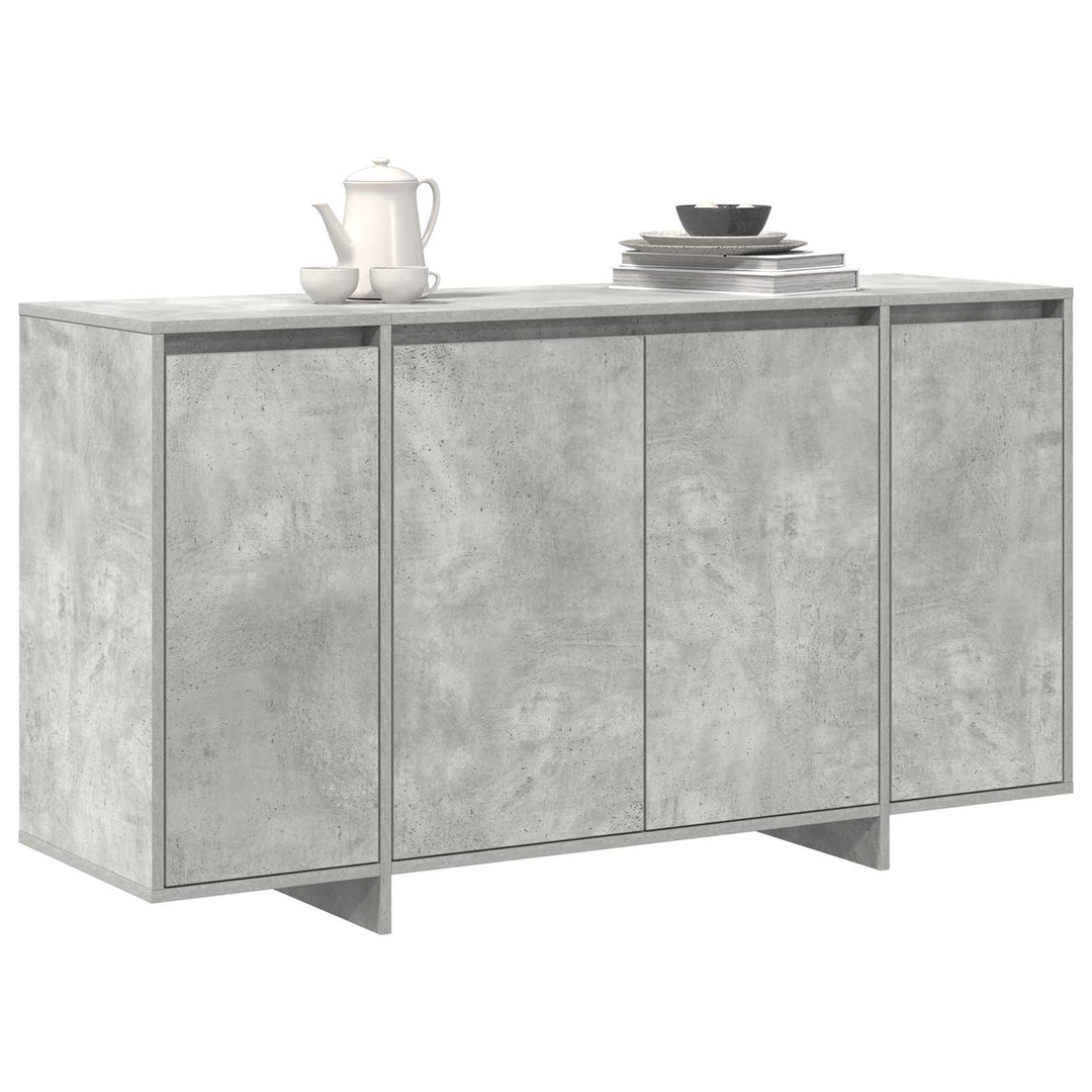 Sideboard Beton Grå 135 x 41 x 75 cm Konstrueret træ